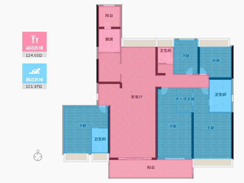 江苏省-连云港市-灌南碧桂园-225.25-户型库-动静分区