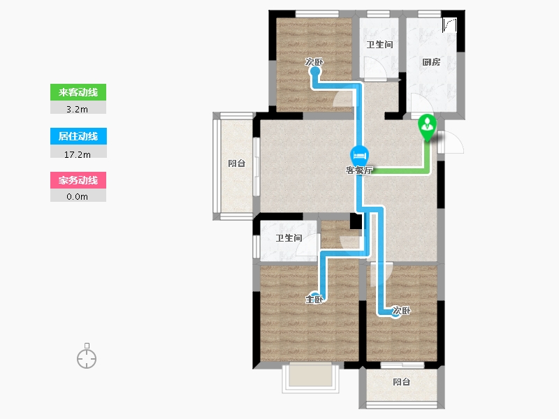 江苏省-连云港市-光伸·绿洲学府-74.01-户型库-动静线