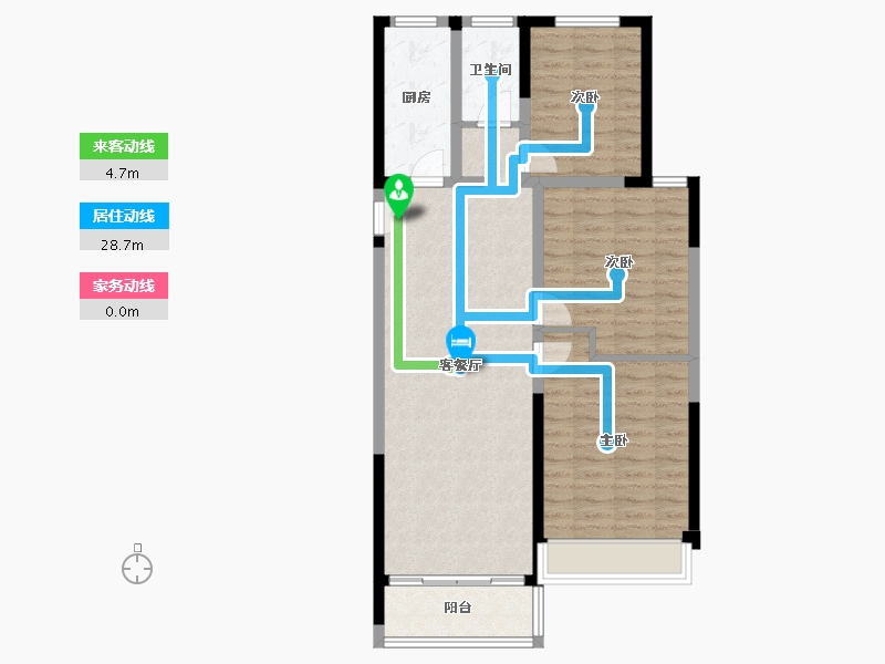 河南省-郑州市-中建·森林观澜-88.00-户型库-动静线