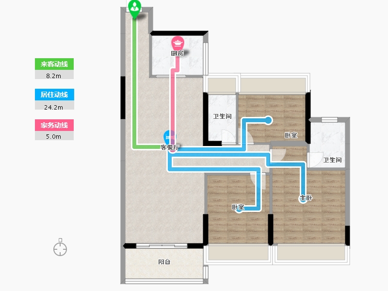 广西壮族自治区-百色市-龙景名鎏-114.00-户型库-动静线