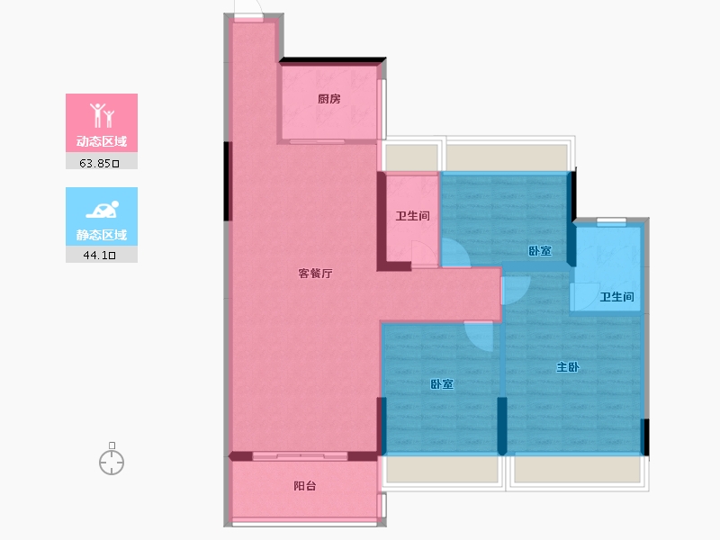 广西壮族自治区-百色市-龙景名鎏-114.00-户型库-动静分区