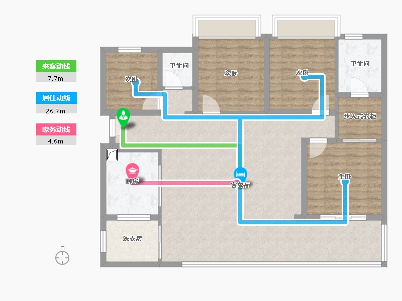 贵州省-贵阳市-首钢·贵州之光-110.00-户型库-动静线