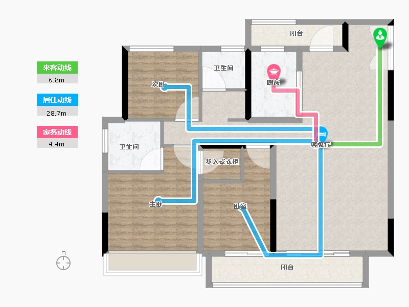 河南省-郑州市-英地·运河上苑-112.80-户型库-动静线