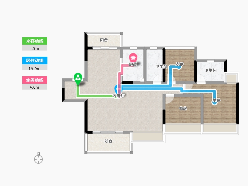 广东省-江门市-远洋·天成-97.76-户型库-动静线