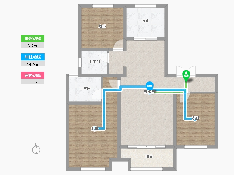 山东省-德州市-德达东建馨园-101.03-户型库-动静线