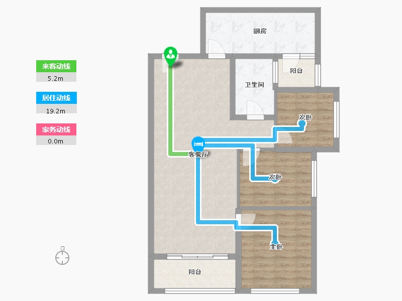 山东省-东营市-东营恒大黄河生态城-84.15-户型库-动静线