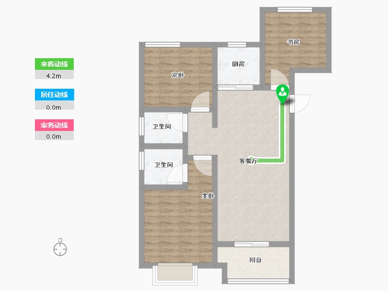 河南省-郑州市-泰·颐府-78.41-户型库-动静线