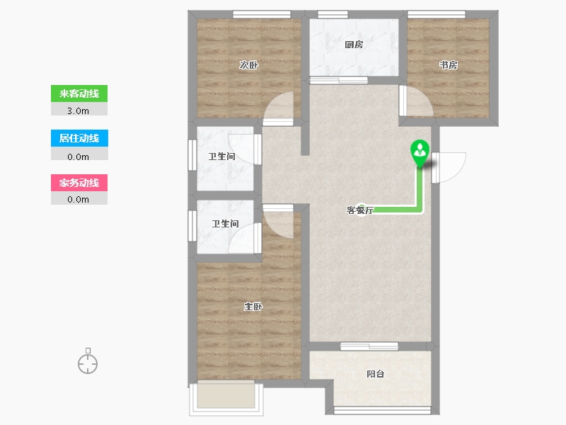 河南省-郑州市-泰·颐府-78.41-户型库-动静线