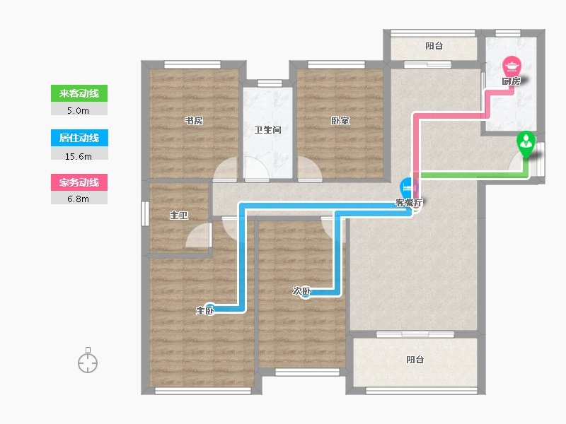 江西省-景德镇市-嘉和迎宾城-109.40-户型库-动静线