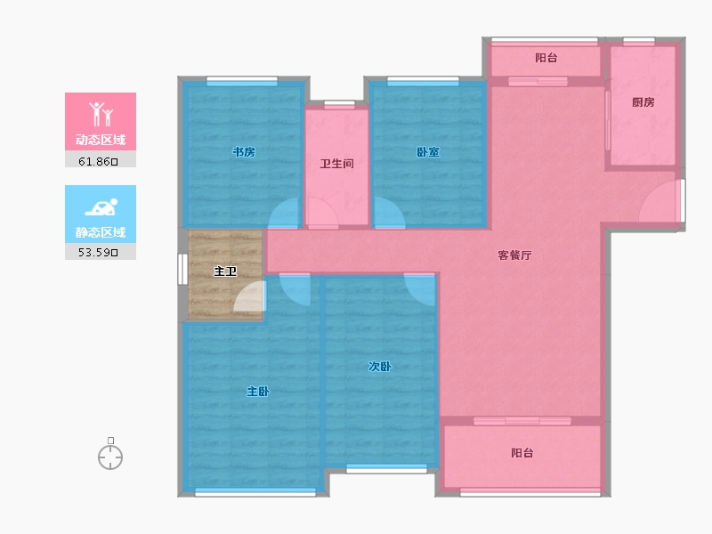 江西省-景德镇市-嘉和迎宾城-109.40-户型库-动静分区