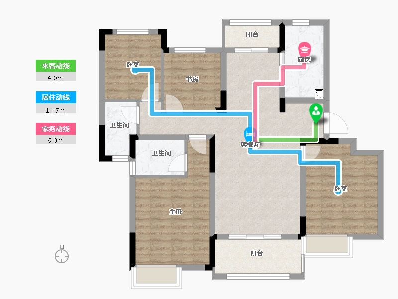 江西省-九江市-保利·庐林语-100.00-户型库-动静线