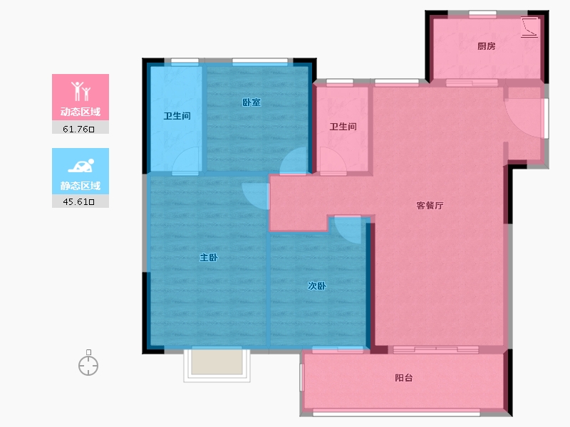 江西省-九江市-保利·庐林语-97.30-户型库-动静分区