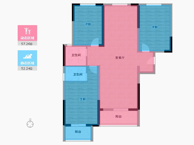 山东省-济南市-汉和赢臺-98.11-户型库-动静分区