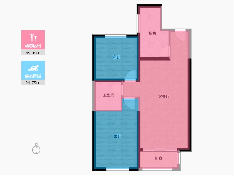 河北省-廊坊市-新城·昕樾-62.12-户型库-动静分区