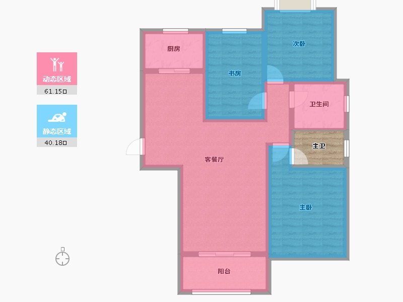 江西省-景德镇市-嘉和迎宾城-94.30-户型库-动静分区