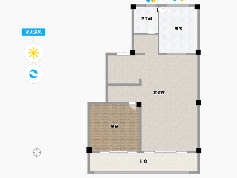 江苏省-苏州市-颐和公馆-181.00-户型库-采光通风