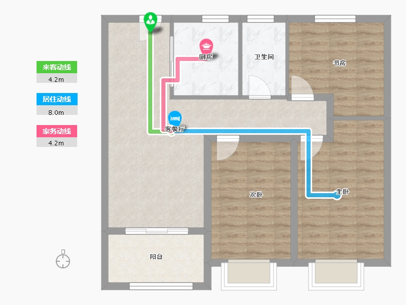 北京-北京市-美豪澜庭-79.87-户型库-动静线