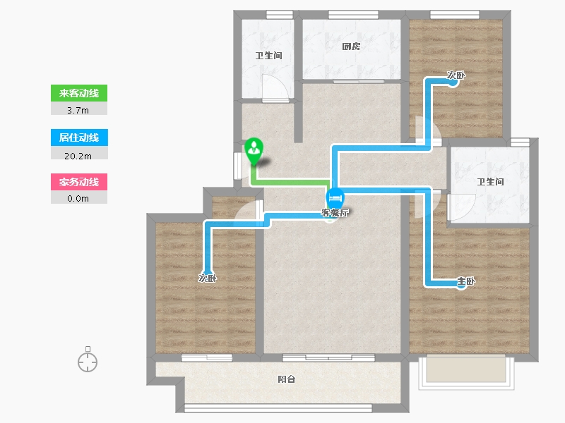 山东省-德州市-大业锦绣阳光城-112.50-户型库-动静线