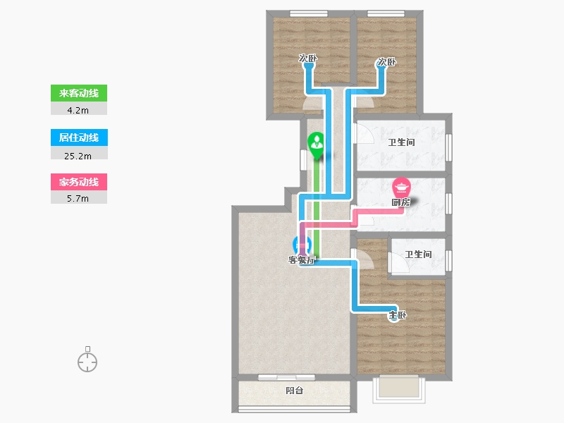 河北省-廊坊市-橘州-87.81-户型库-动静线