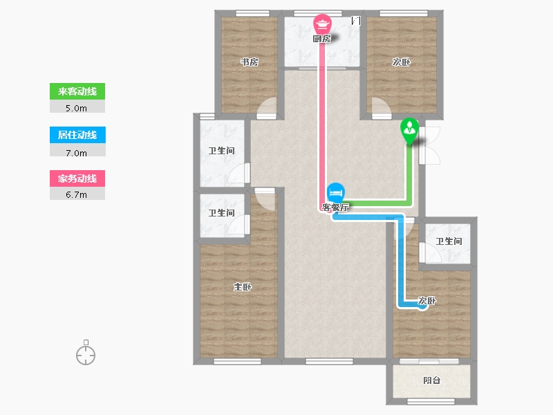 山东省-潍坊市-金庆名仁府-120.12-户型库-动静线