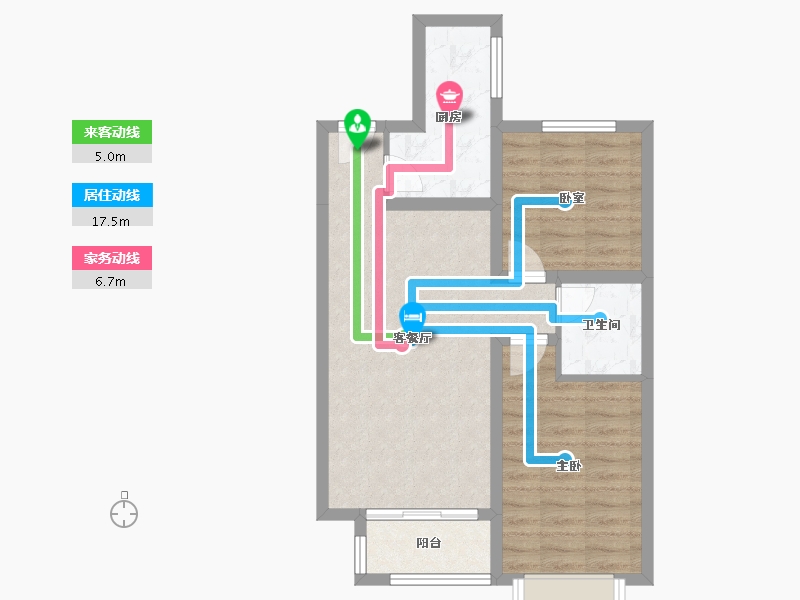 河北省-廊坊市-新城·昕樾-61.13-户型库-动静线