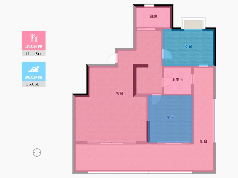 云南省-保山市-恒益景秀东山-111.87-户型库-动静分区