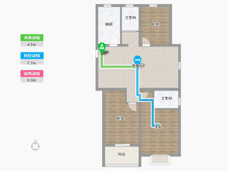 江苏省-连云港市-和安·紫薇园-102.40-户型库-动静线