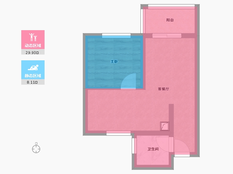 福建省-福州市-中建·岳前雅居-48.00-户型库-动静分区