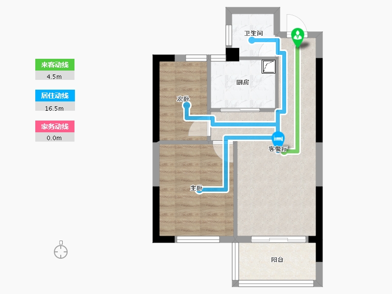 福建省-福州市-中建·岳前雅居-48.00-户型库-动静线