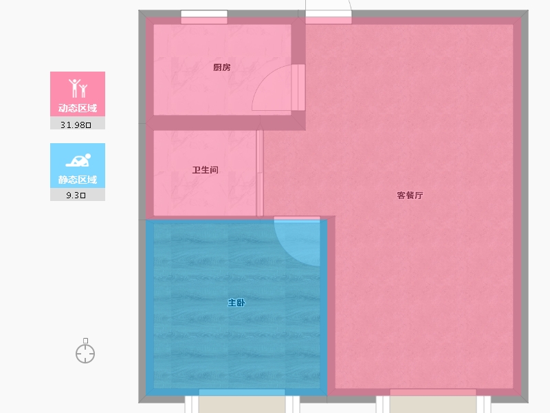 新疆维吾尔自治区-乌鲁木齐市-南湖品御-36.69-户型库-动静分区