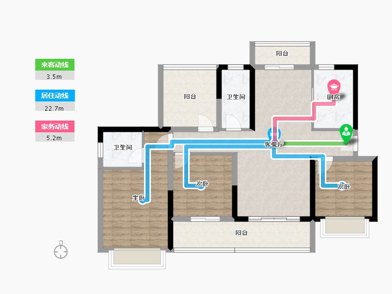 广西壮族自治区-北海市-大都锦上-103.65-户型库-动静线