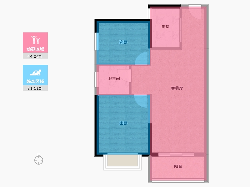 广西壮族自治区-北海市-大都锦上-58.58-户型库-动静分区