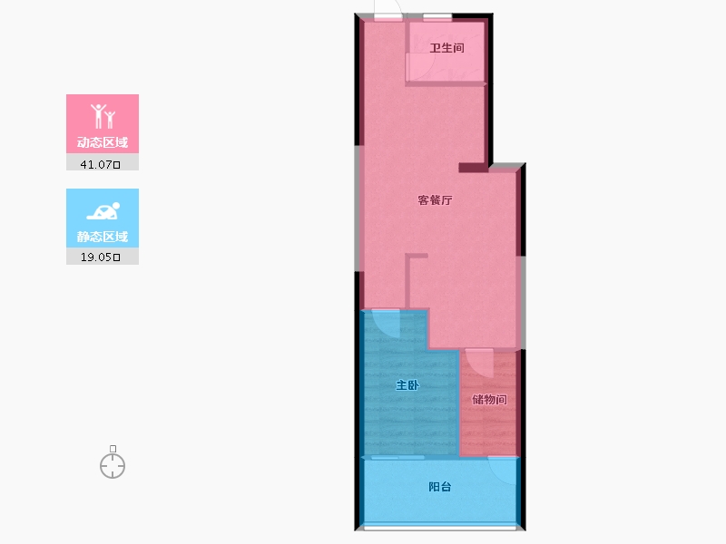 广西壮族自治区-北海市-龍胤银滩天际-54.08-户型库-动静分区