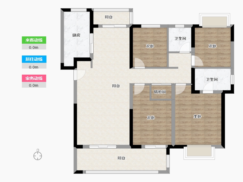 湖北省-荆州市-武汉城建电建荆韵-114.56-户型库-动静线