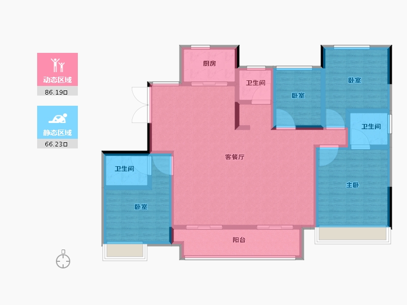 河南省-郑州市-英地·运河上苑-137.60-户型库-动静分区