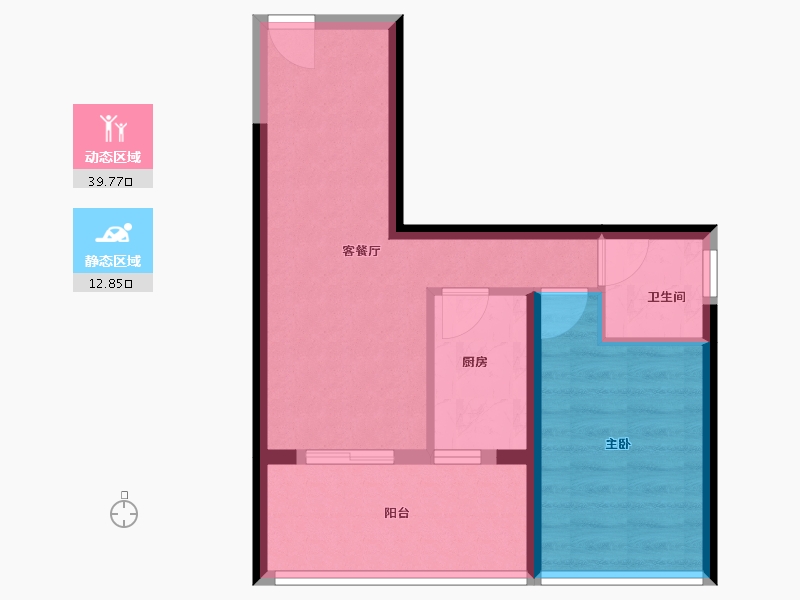 广西壮族自治区-北海市-龍胤银滩天际-46.20-户型库-动静分区