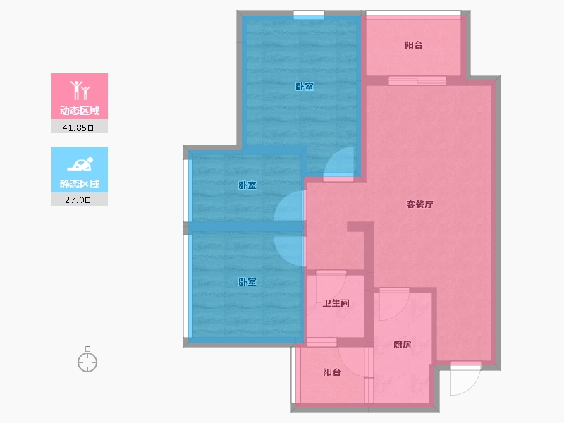 四川省-达州市-绿地上湾-60.11-户型库-动静分区