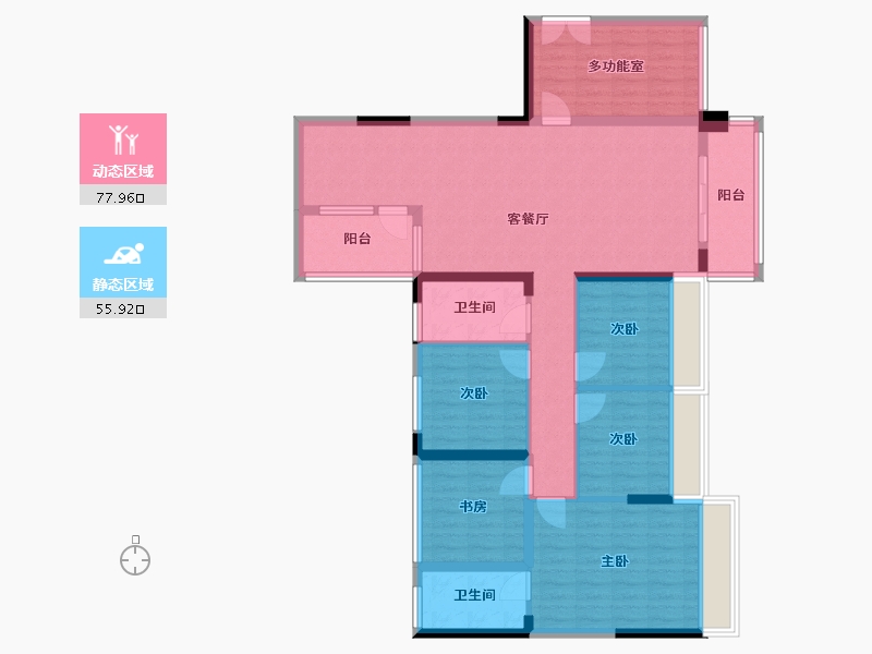 广西壮族自治区-柳州市-桂泰商业广场-151.00-户型库-动静分区