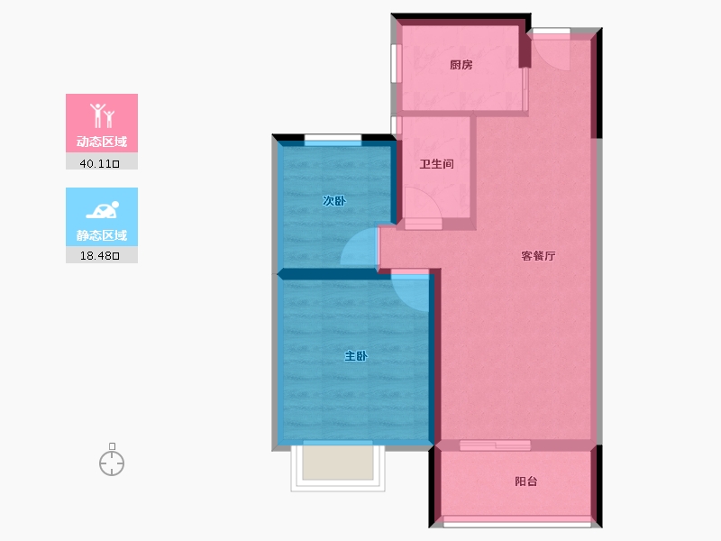 广西壮族自治区-北海市-恒海居-51.54-户型库-动静分区