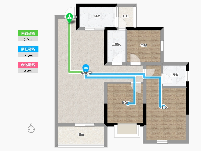 四川省-达州市-科华和润府—期-78.89-户型库-动静线