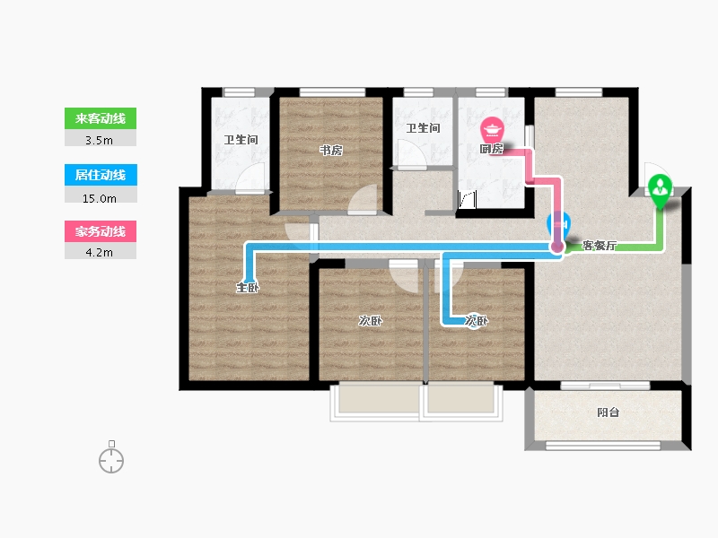 山东省-济南市-保利熙悦-94.84-户型库-动静线