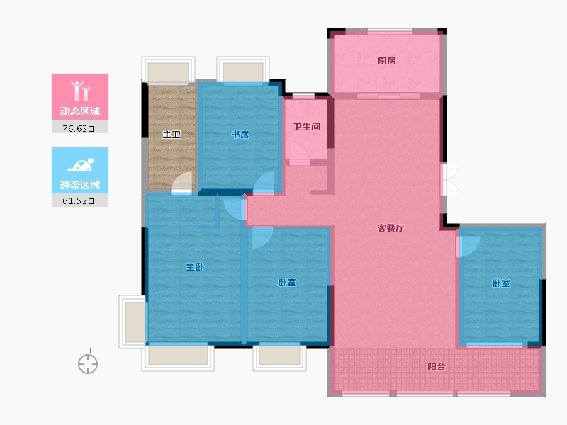 江西省-九江市-中基壹号-131.47-户型库-动静分区