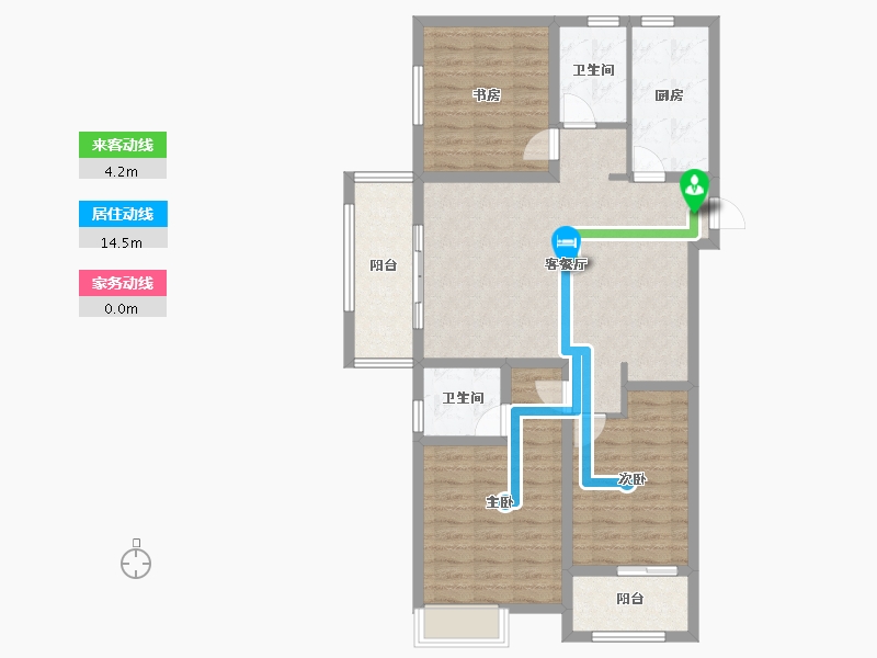 江苏省-镇江市-恒运·恒景苑-99.21-户型库-动静线