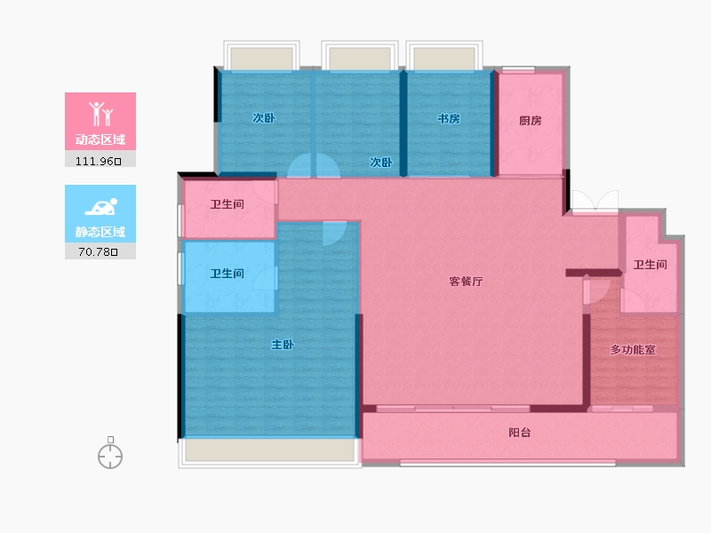 湖南省-长沙市-时代建发和著-167.99-户型库-动静分区