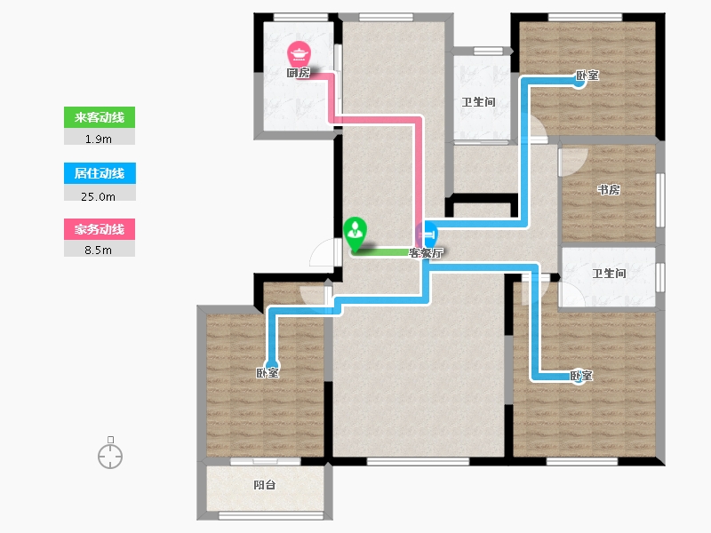 山东省-潍坊市-郡海•悦澜湾-137.00-户型库-动静线