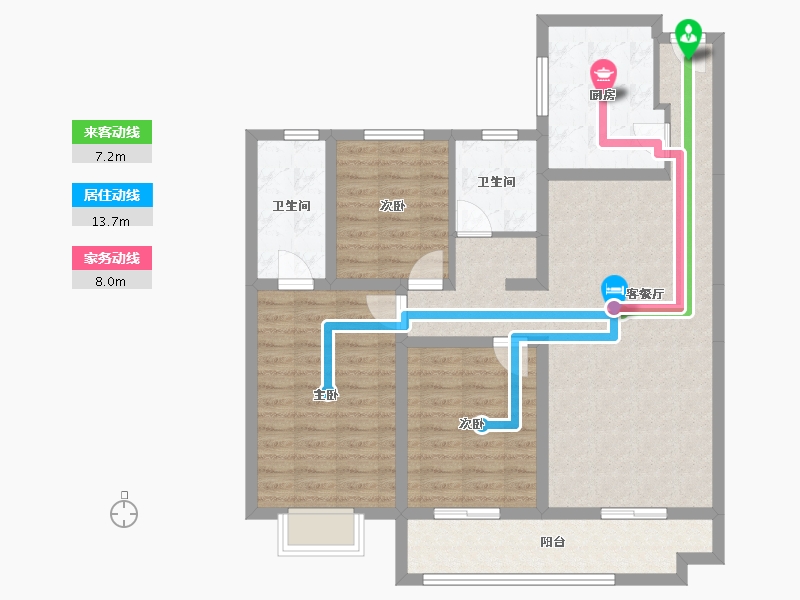 山西省-太原市-富力悦禧城-98.77-户型库-动静线