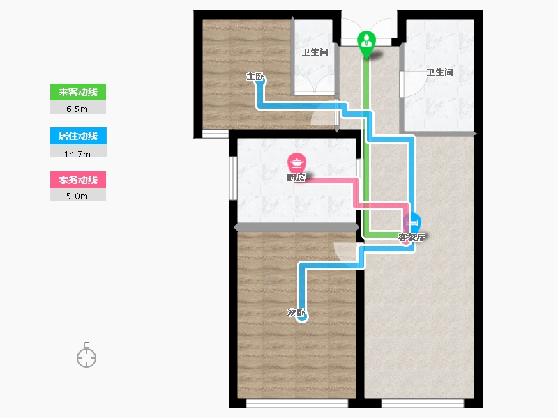 山西省-大同市-九如花园-77.75-户型库-动静线