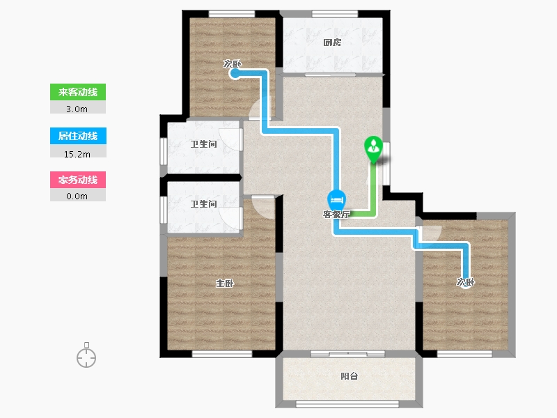 河南省-郑州市-正商宜家源-107.94-户型库-动静线