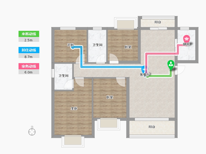 江西省-九江市-瑞昌奧园广场-92.99-户型库-动静线