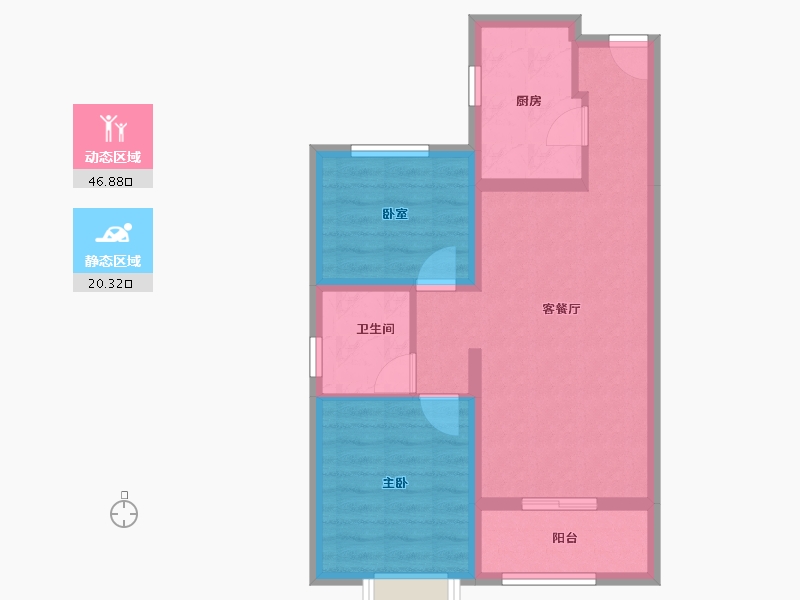 山西省-太原市-富力悦禧城-59.28-户型库-动静分区